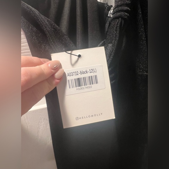 Hello Molly Lollipop Midi Dress in Black NWT - Picture 5 of 5